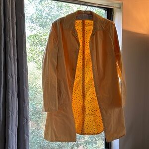 Cute reversible yellow coat